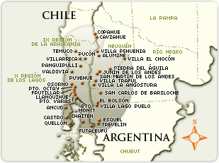 Corredor de Los Lagos de la Patagonia