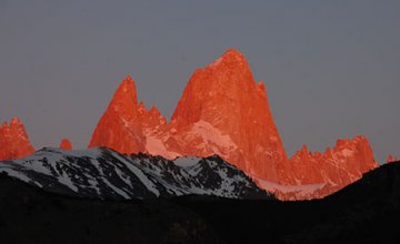 The Silhouette of the Fitz Roy 