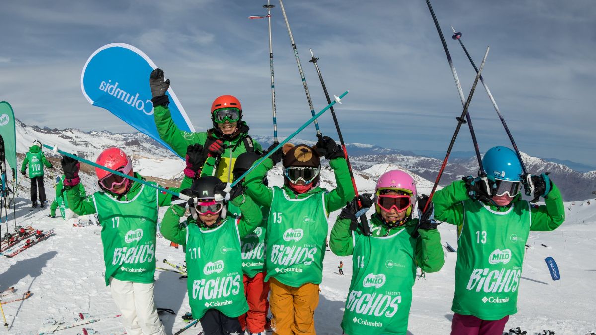 Escola de esqui em La Parva