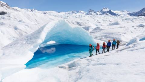 Inside the Perito Moreno Glacier