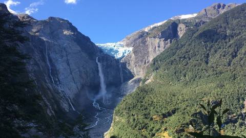 Visit to the Queulat Hanging Snowdrift