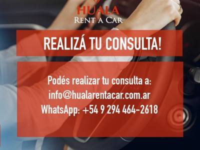 Alquiler de Autos Huala Rent a Car